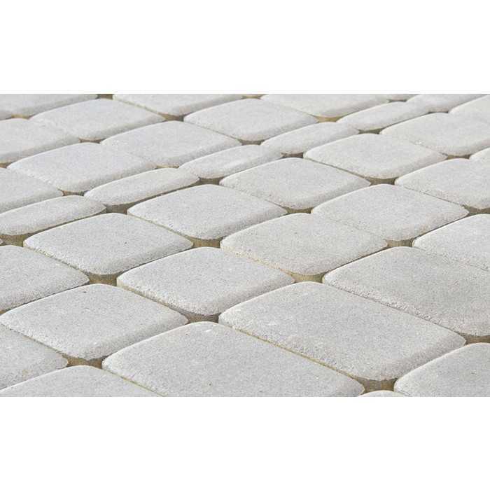 Плитка тротуарная BRAER Классико серебристый, 115x60 мм