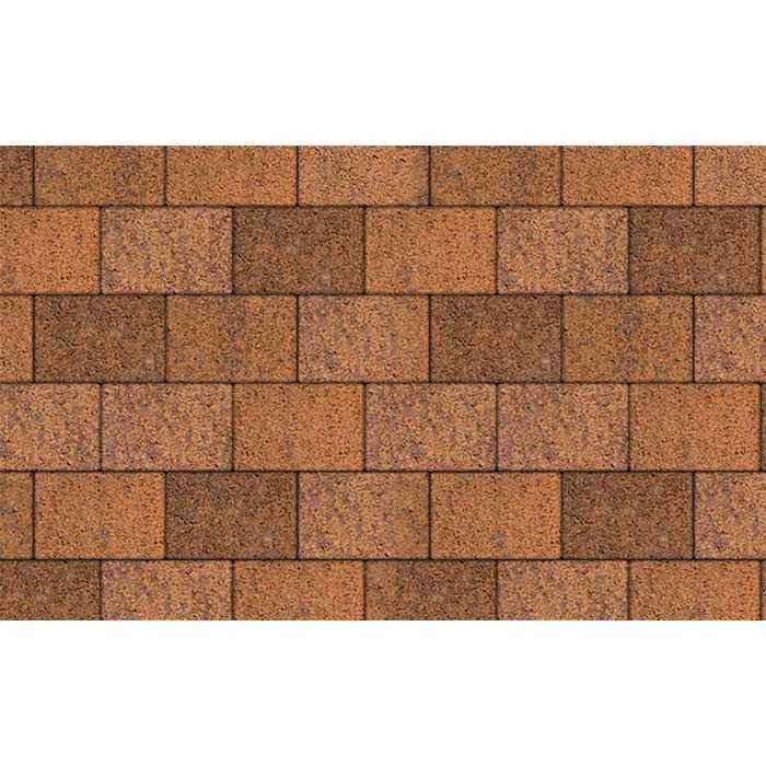 Плитка тротуарная Прямоугольник (Ла-Линия) Б.1.П.8 Листопад гладкий Арабская ночь, 300x200x80 мм